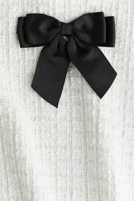 Robe en jersey bouclette - Blanc