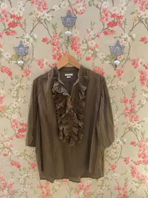 Nouveau ! LAURENCE BRAS Blouse Magritashort Kaki -30%