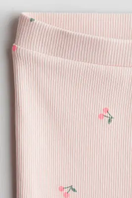 Legging évasé - Rose clair/cerises