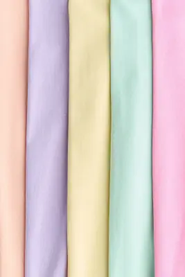 Lot de 5 leggings en jersey - Rose/jaune