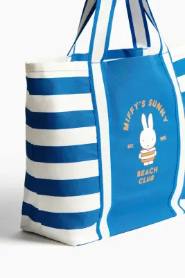 Sac de plage pour enfant avec motif imprimé - Bleu/Miffy