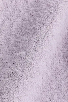 Pull en maille duveteuse - Violet ancien clair