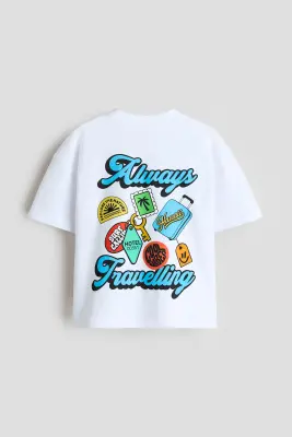 T-shirt imprimé - Blanc/Always Travelling