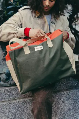 Sac Elzévir coton ciré Rive Droite