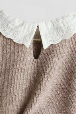 Ensemble 2 pièces - Beige/blanc