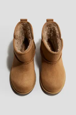 Bottines imperméables et chaudement doublées - Beige