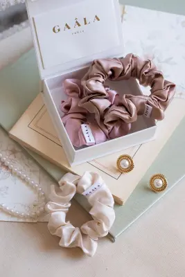 Zoe Silk Scrunchie