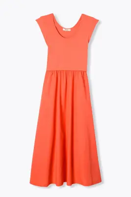 Robe-débardeur unie Femme