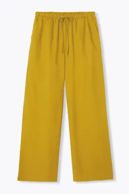 Pantalon large et uni Femme