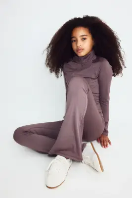 Legging de sport évasé DryMove™ - Purple mole