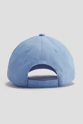 Lot de 2 casquettes en twill de coton - Bleu clair/bleu marine