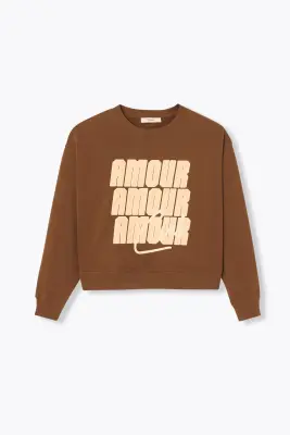 Sweat-shirt amour club Femme