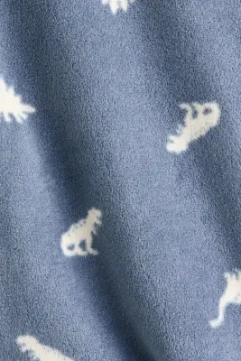 Veste en polaire - Bleu ancien/dinosaures