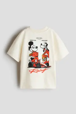 Ensemble imprimé 2 pièces - Beige clair/Mickey