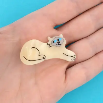 Barrette Chat siamois Coucou Suzette