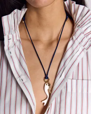 Collier Hippolyte poisson doré