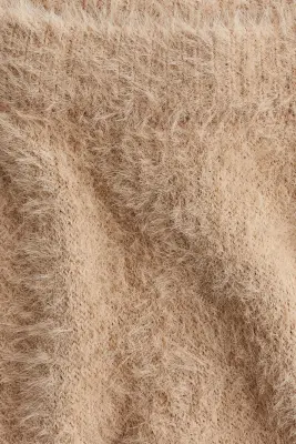Legging en maille duveteuse - Beige
