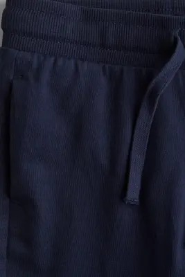 Pantalon jogger en jersey - Bleu marine