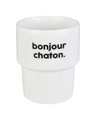Gobelet Bonjour Chaton - Félicie Aussi