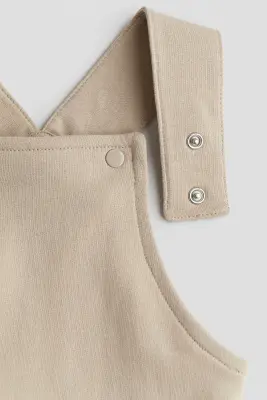 Salopette en molleton - Beige