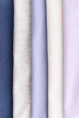Lot de 5 débardeurs en jersey - Violet clair/bleu