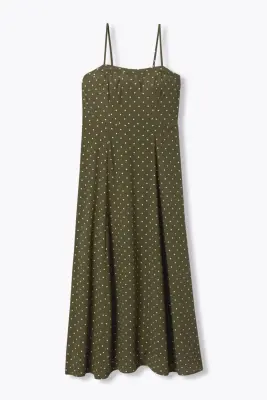 Robe longue à fines bretelles