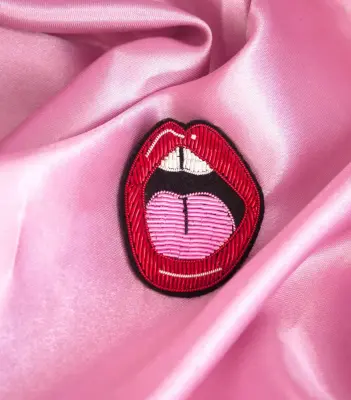 Broche Bouche - Malicieuse