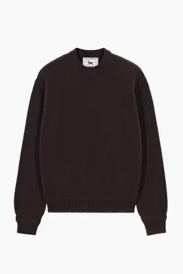 Relaxed Cashmere Crewneck - Marron