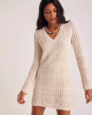 Robe Araceli écru