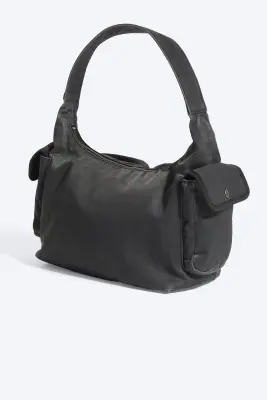 Sac à bandoulière multi-poches - Noir délavé