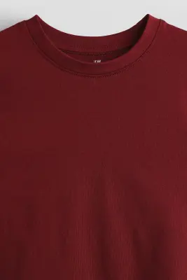 Lot de 3 T-shirts imprimés - Rouge foncé/nounours