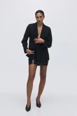 Jupe à sequins - Noir