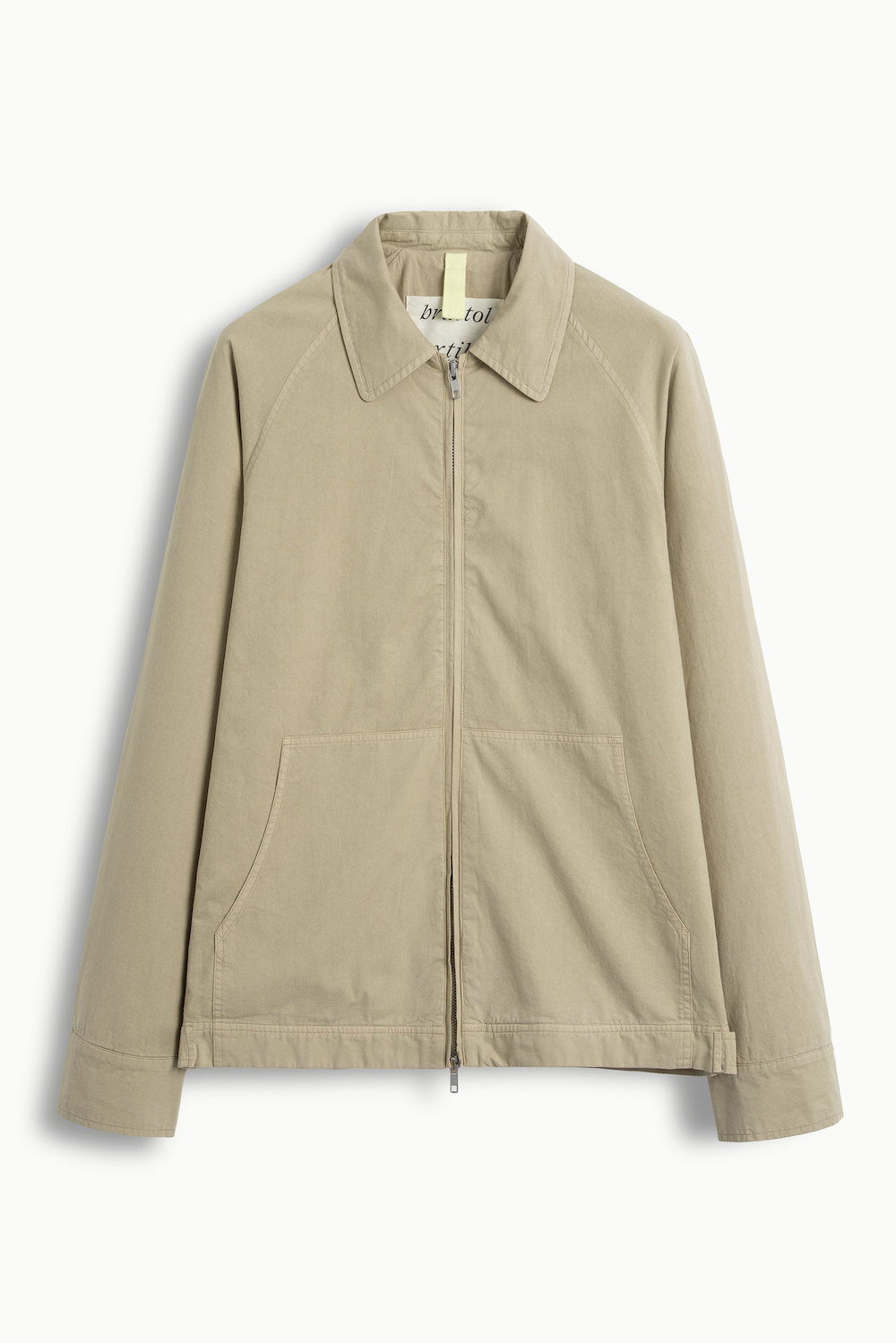 Brixtol Textiles blouson Carter en twill khaki délavé