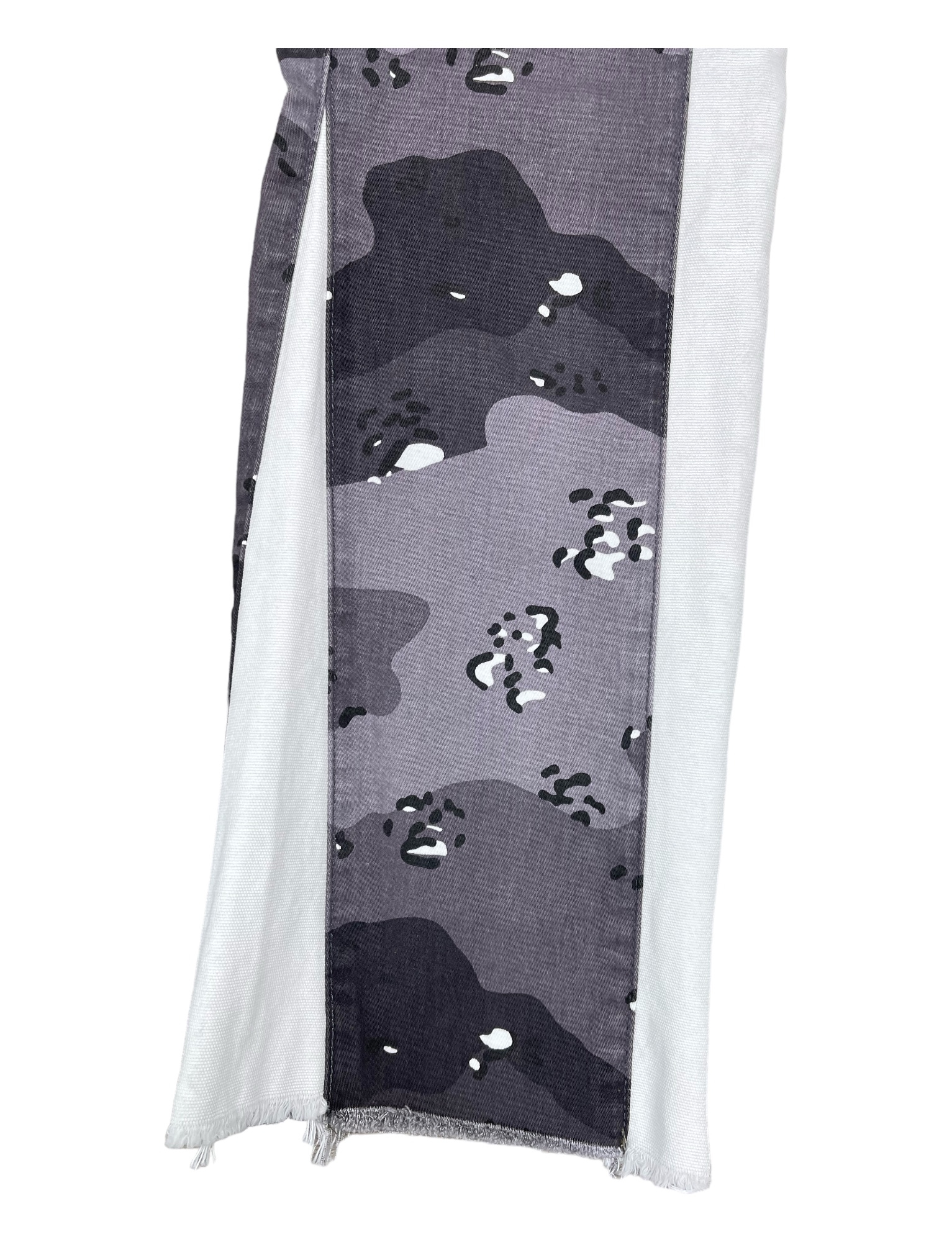 Bas Cargo camouflage noir gris