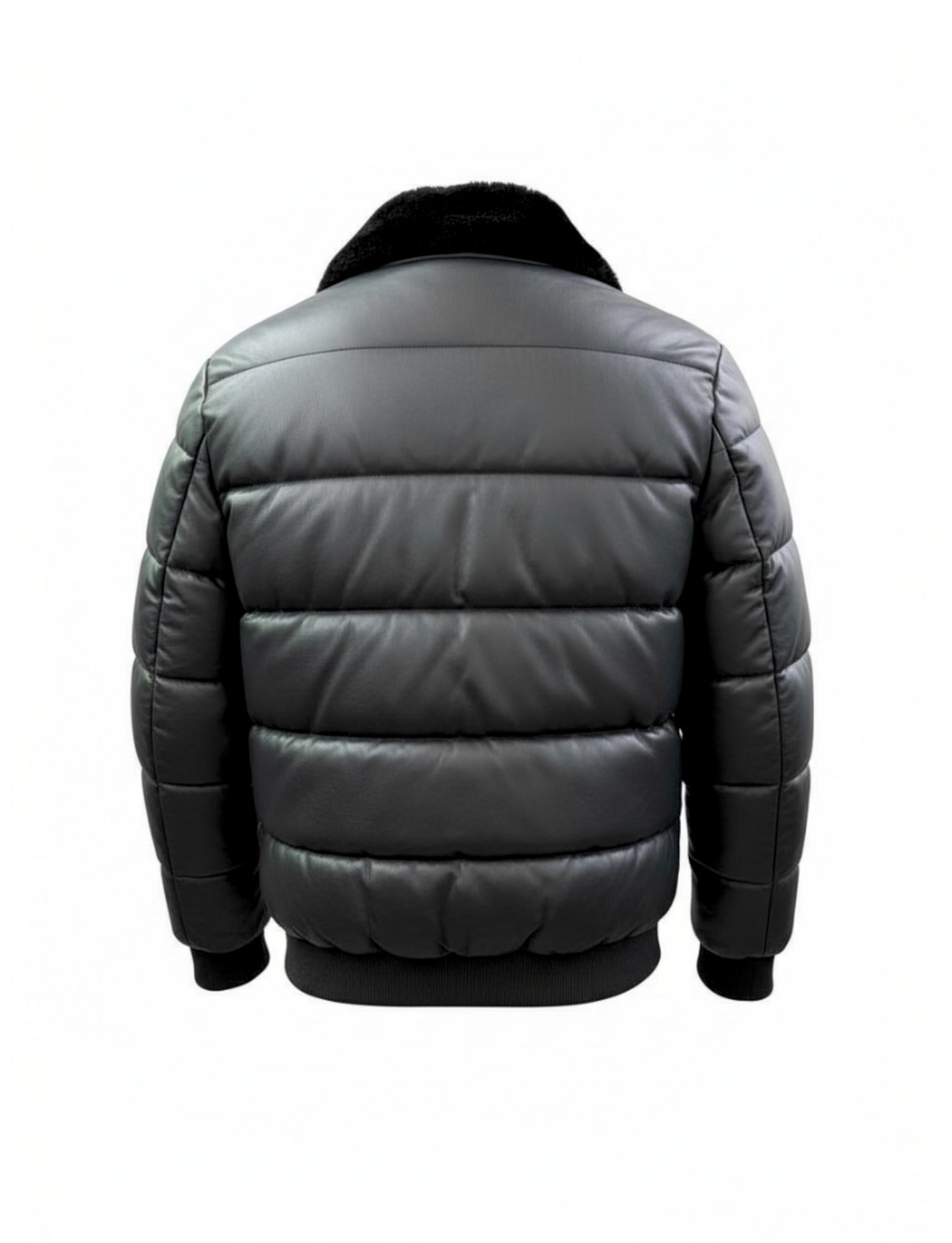 Blouson doudoune noir bombers goose