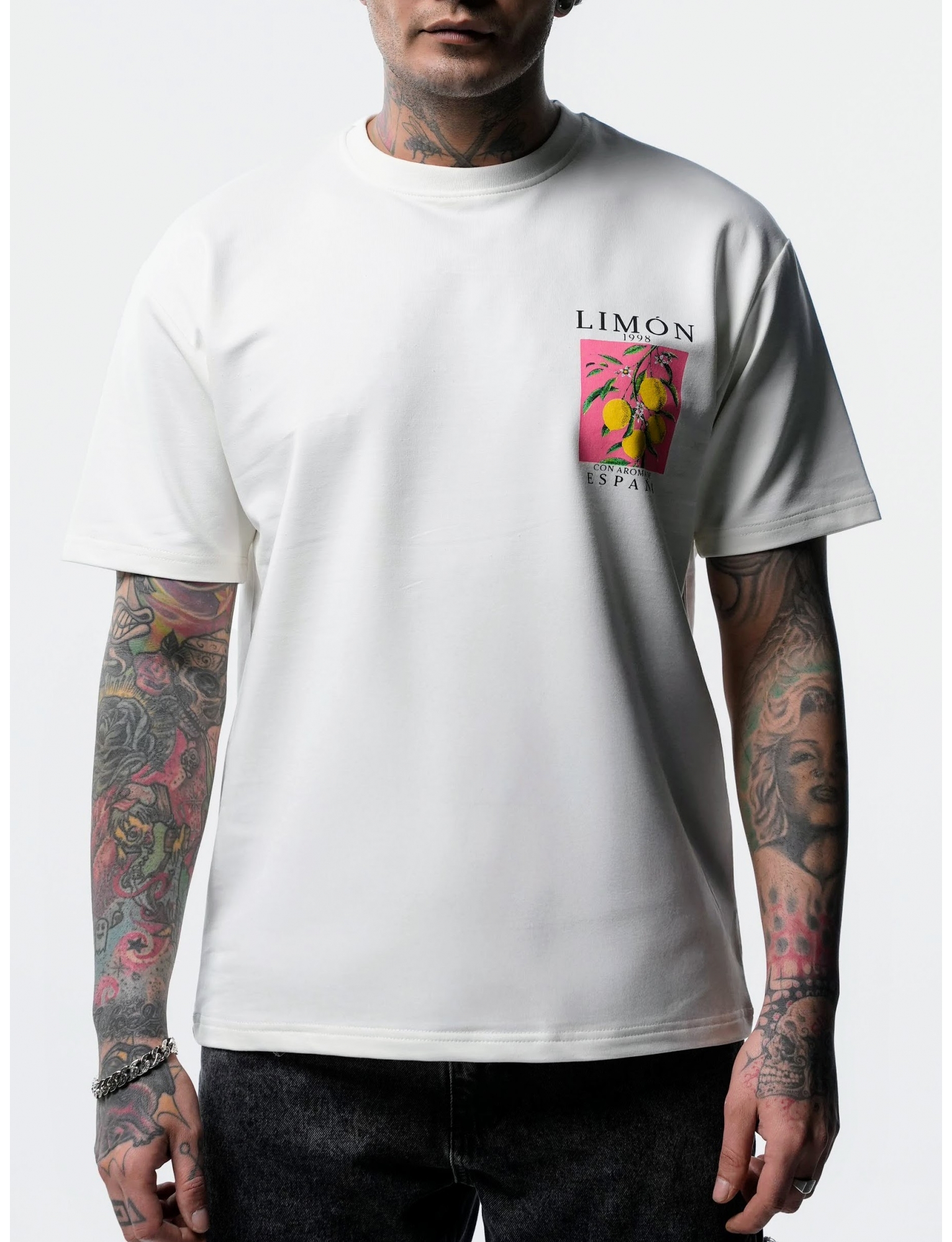 T-shirt oversize citrons