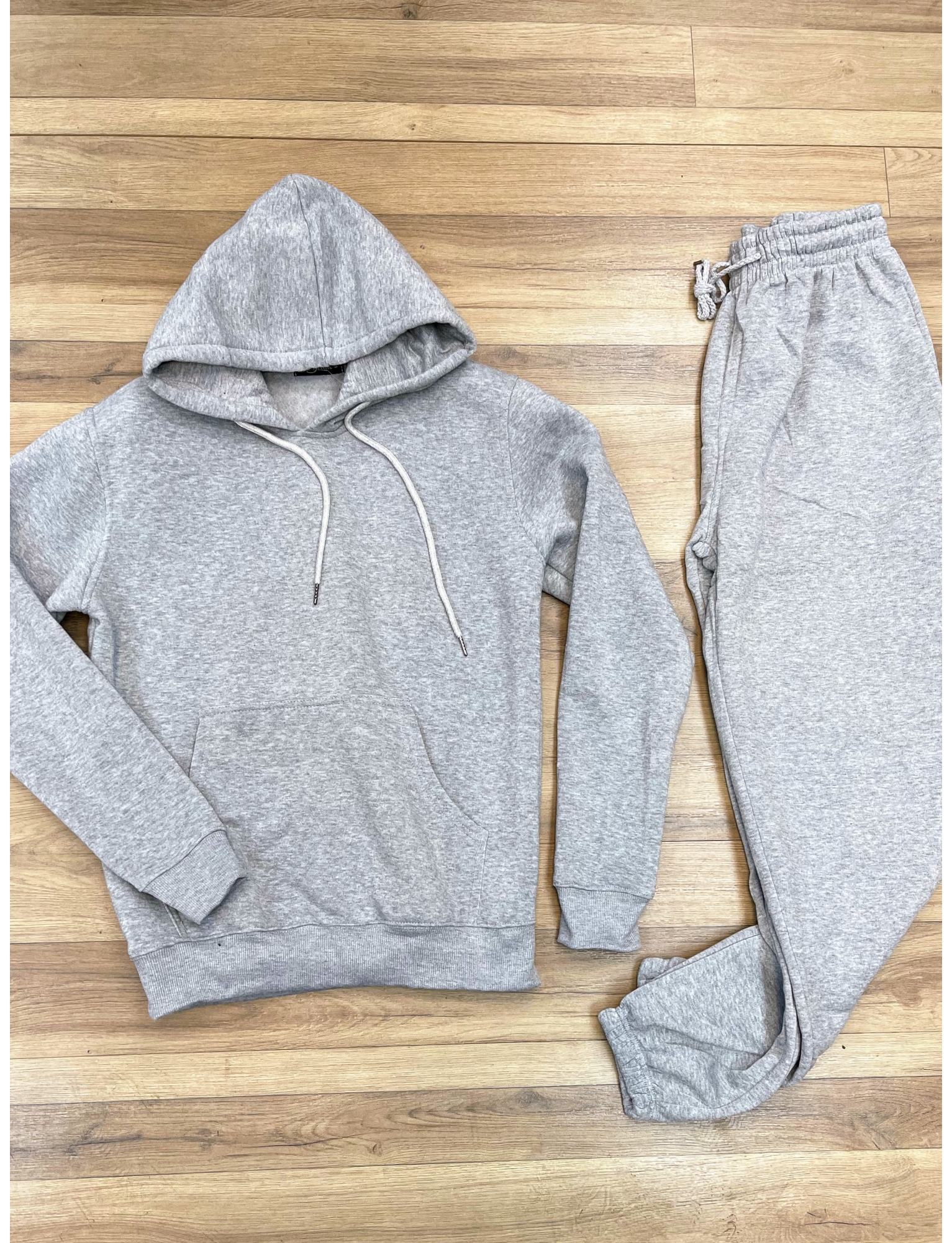 Ensemble Moletons unis gris