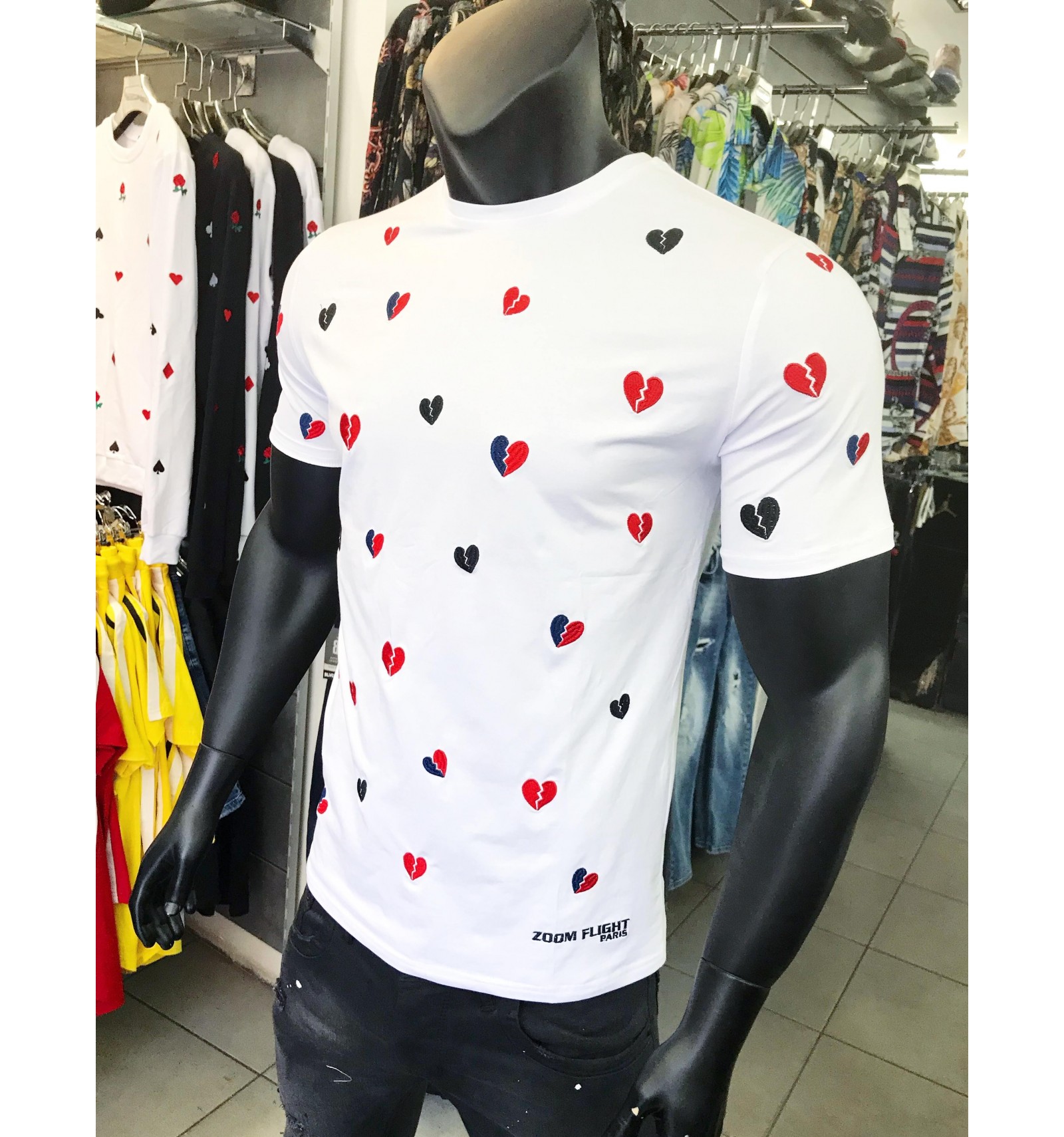 T-shirt ZOOM FLIGHT cœur brisé