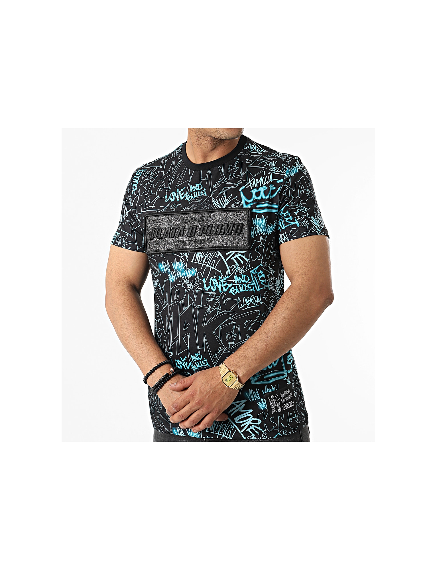 Teeshirt Plata o plomo noir