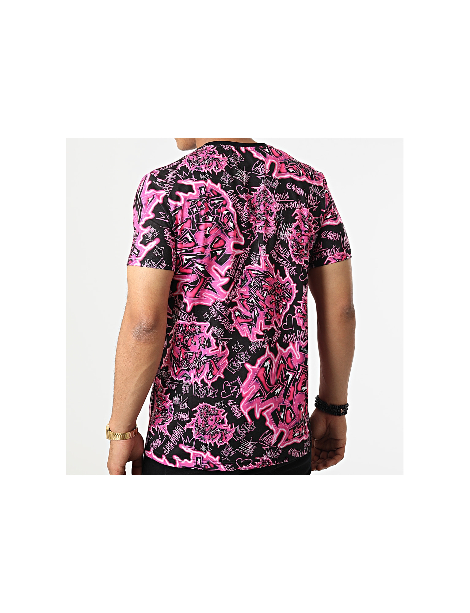 Tee shirt skr Plata o plomo Noir rose
