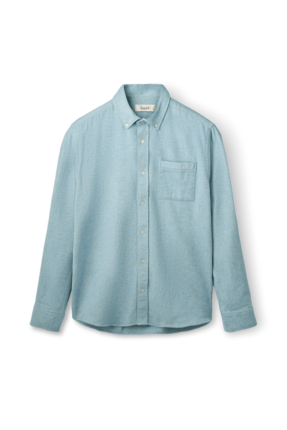Forét – chemise Creek en flanelle bleue