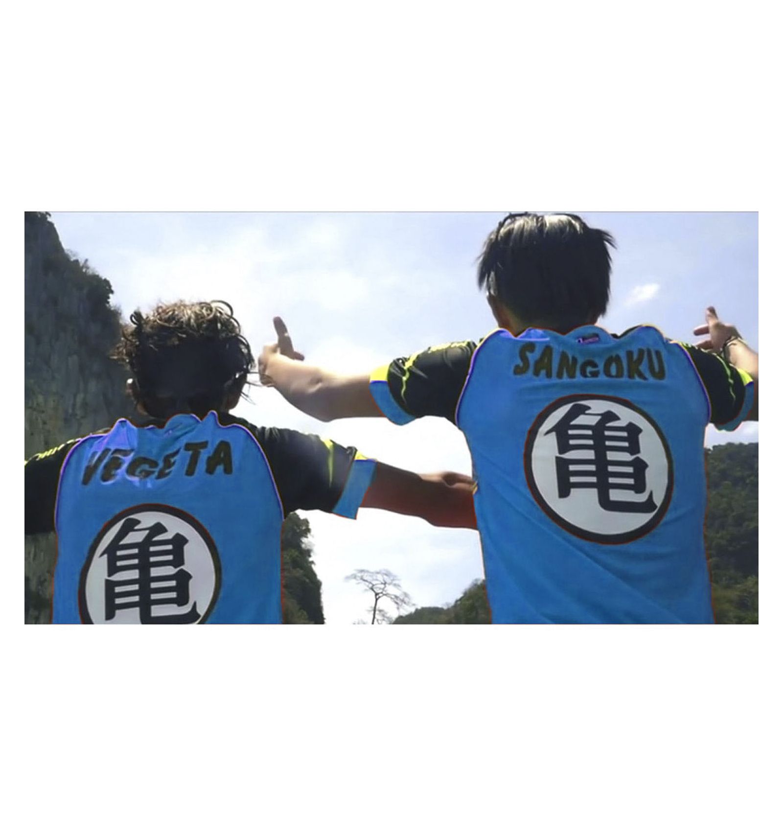 Maillot Football Thailande sangoku bleu