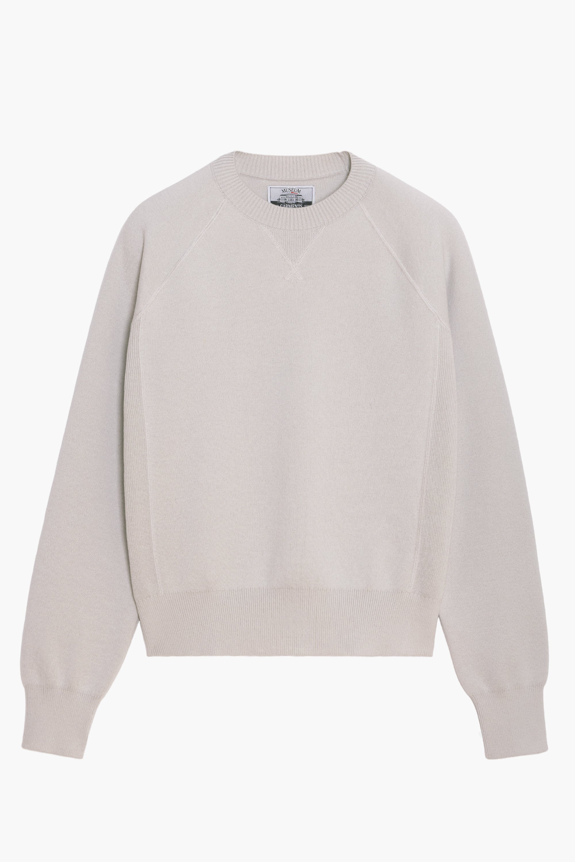Athletic Sweater Raglan - Light Grey melange