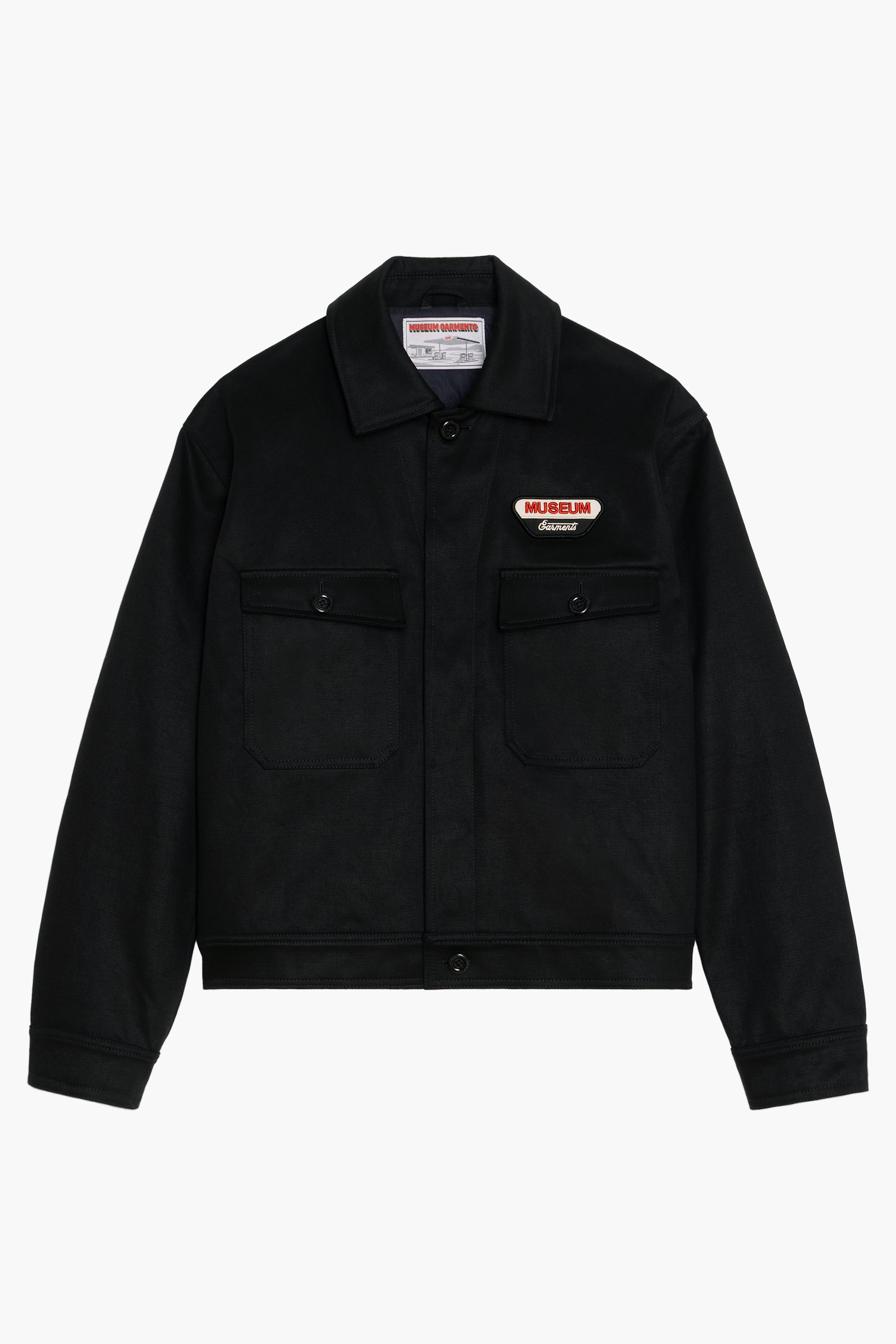 Pumpist Jacket - Satin de coton Noir