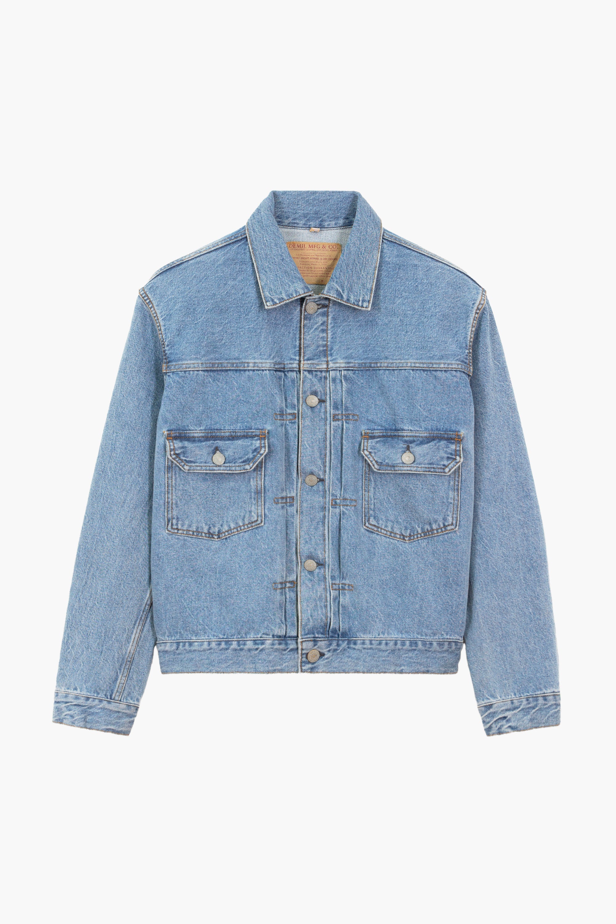 Veste Trucker Type II 'Pioneer Jacket' - Denim Selvedge Light Indigo