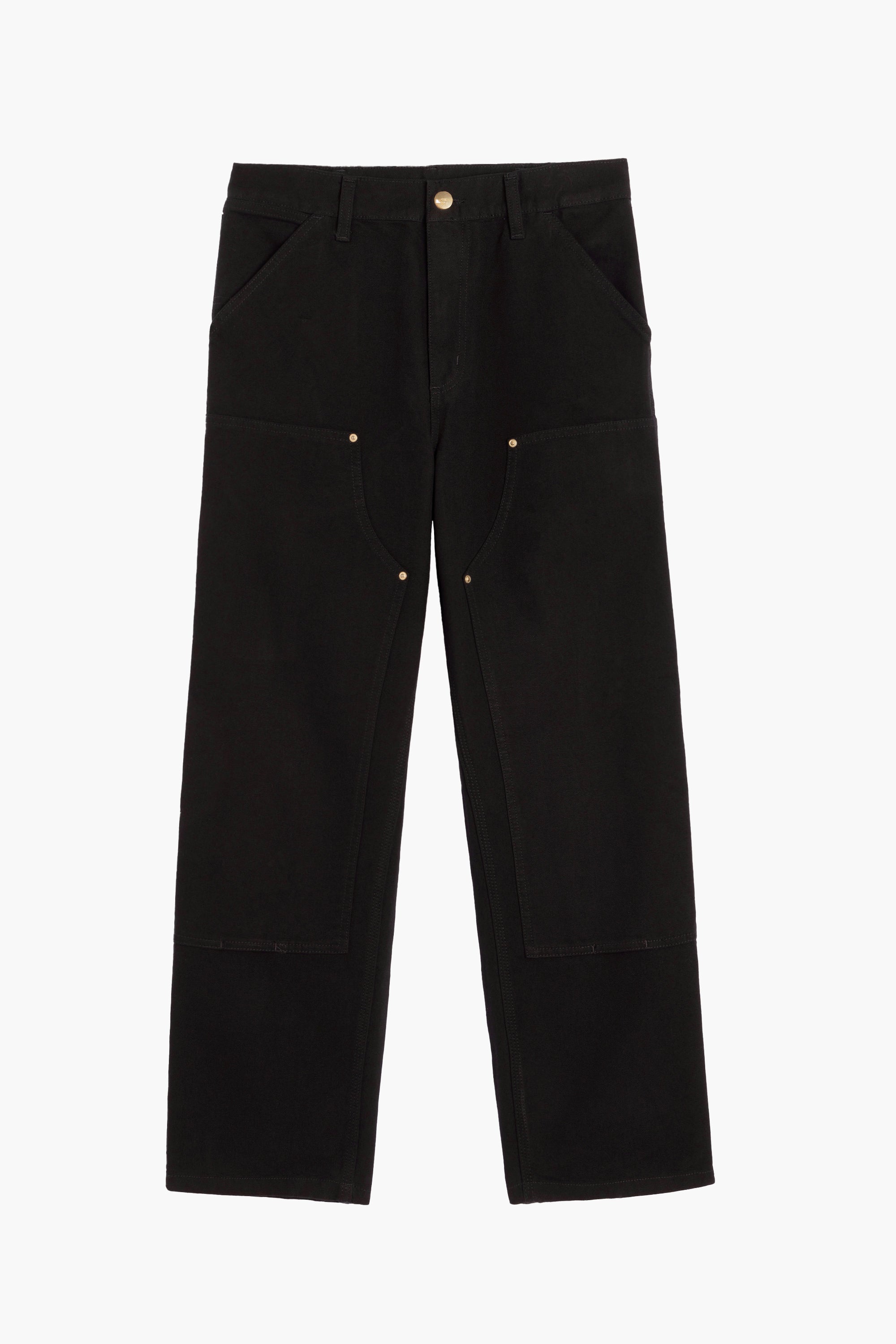 Double Knee Pant - Dearborn Canvas Noir