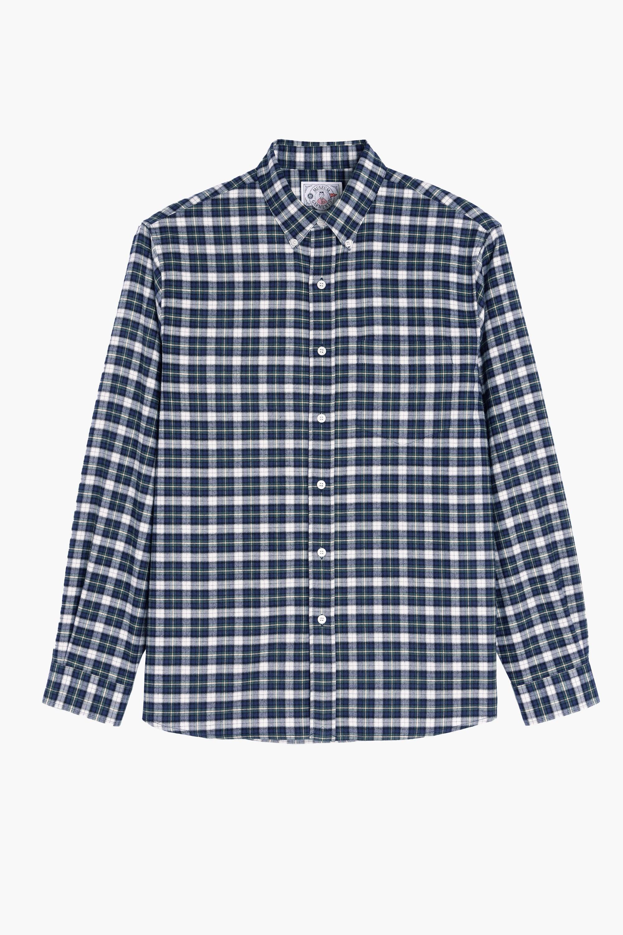 Dad's Shirt -  Twill de coton brossé à carreaux