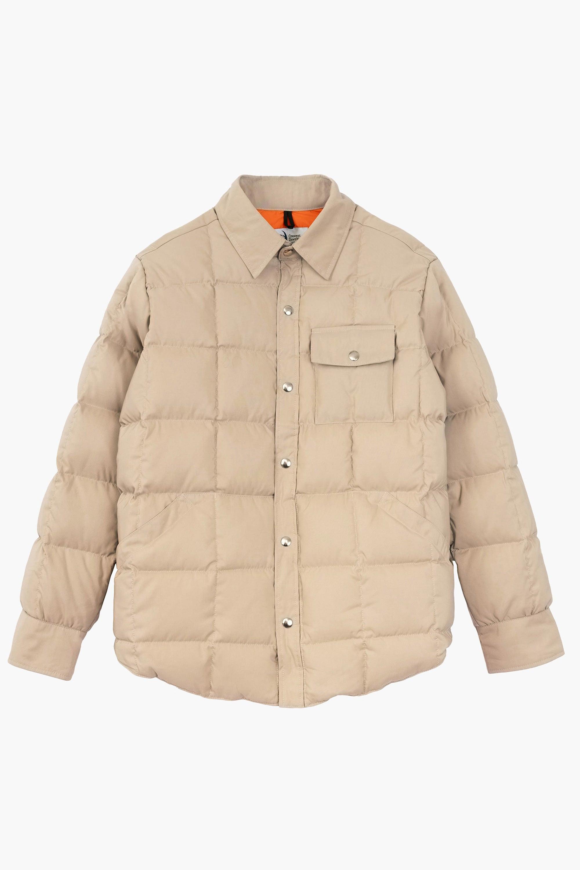Doudoune surchemise - Beige/Orange
