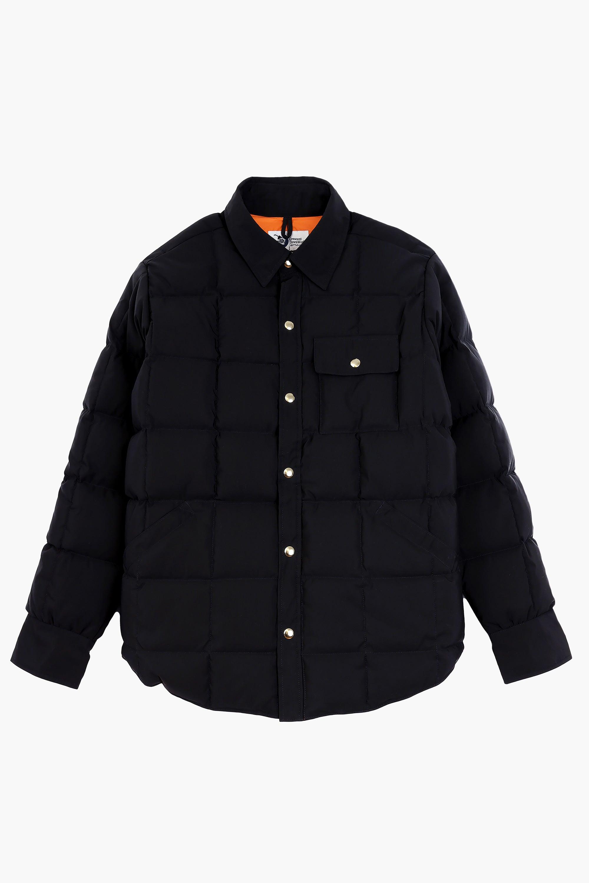 Doudoune surchemise - Noir/Orange