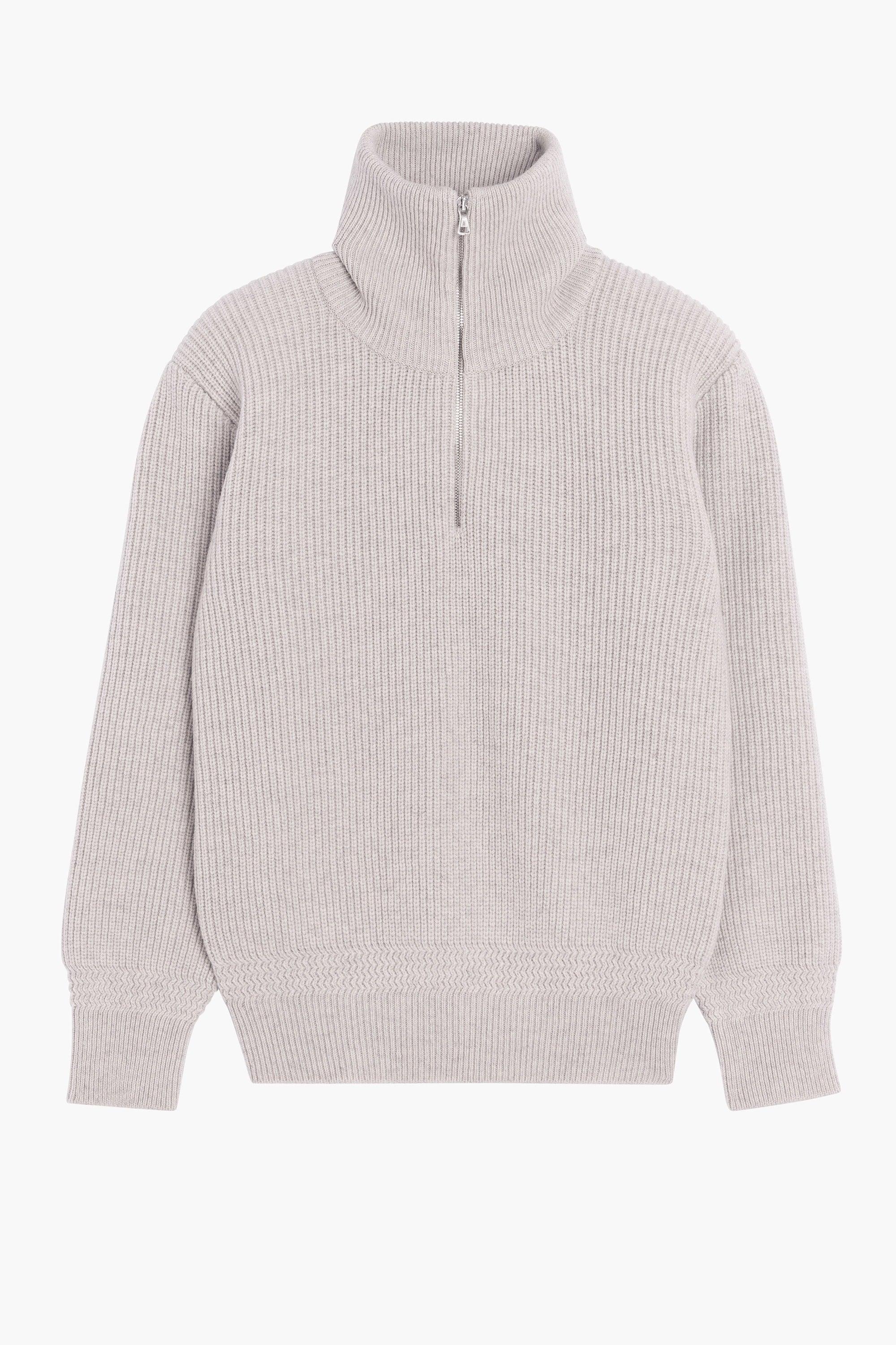 Sailor sweater en laine d'agneau - Grège